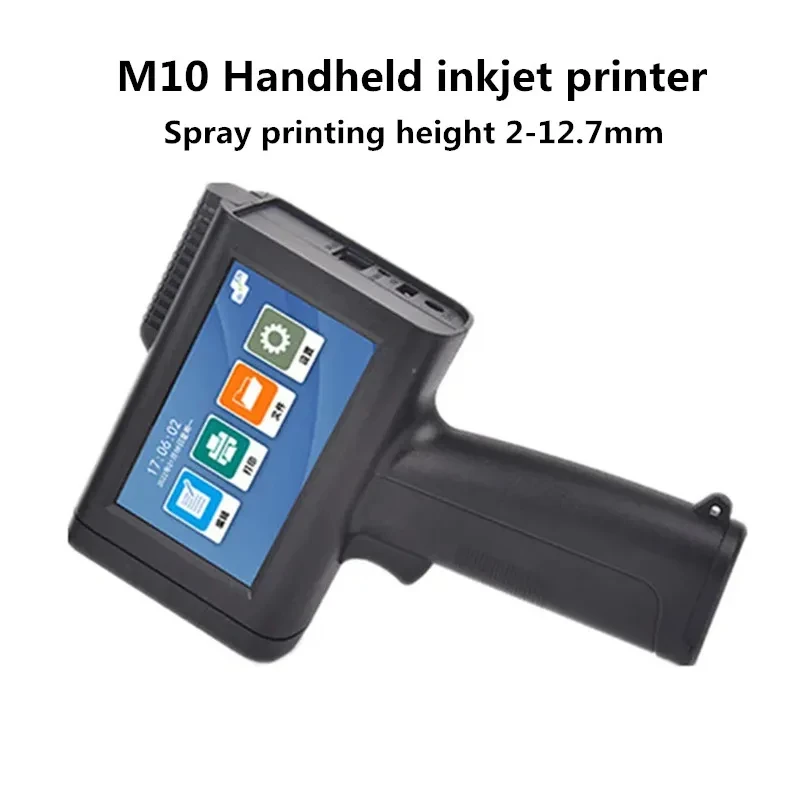 

M10 Product Name Can Packaging Date Barcode QR Code LOGO Portable Handheld 600DPI Height 2-12.7mm Inkjet Printer