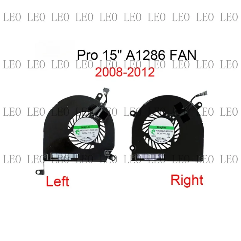 MY CPU Cooling Fan For Apple MacBook Pro 15; A1286 2009 2010 2011 2012