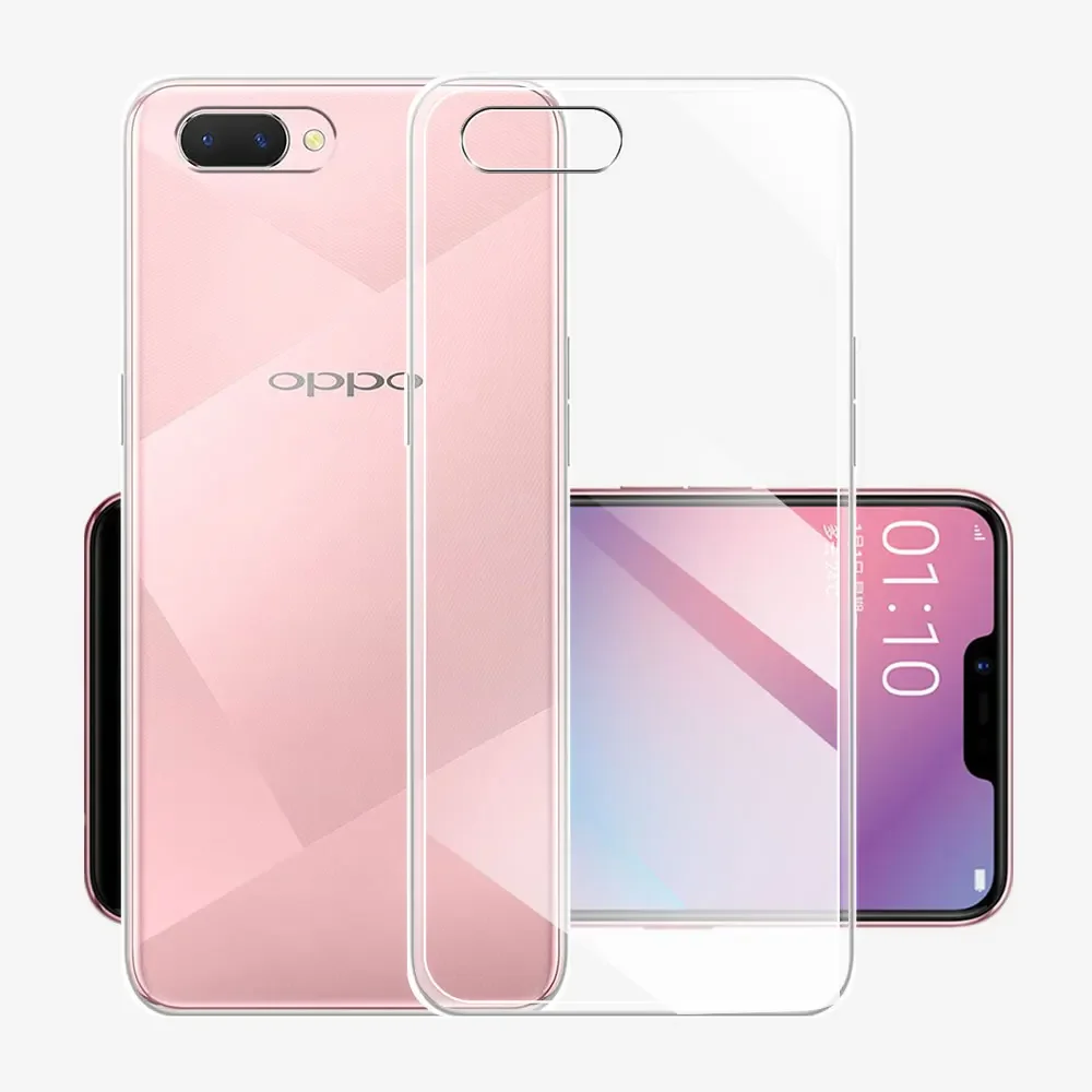 For Oppo A3S Oppo A5 Case Clear Silicone Soft Protect Coque Cover Oppo AX5 A5S AX5S Phone Case or Oppo A8 A7 AX7 Oppo A12E Funda