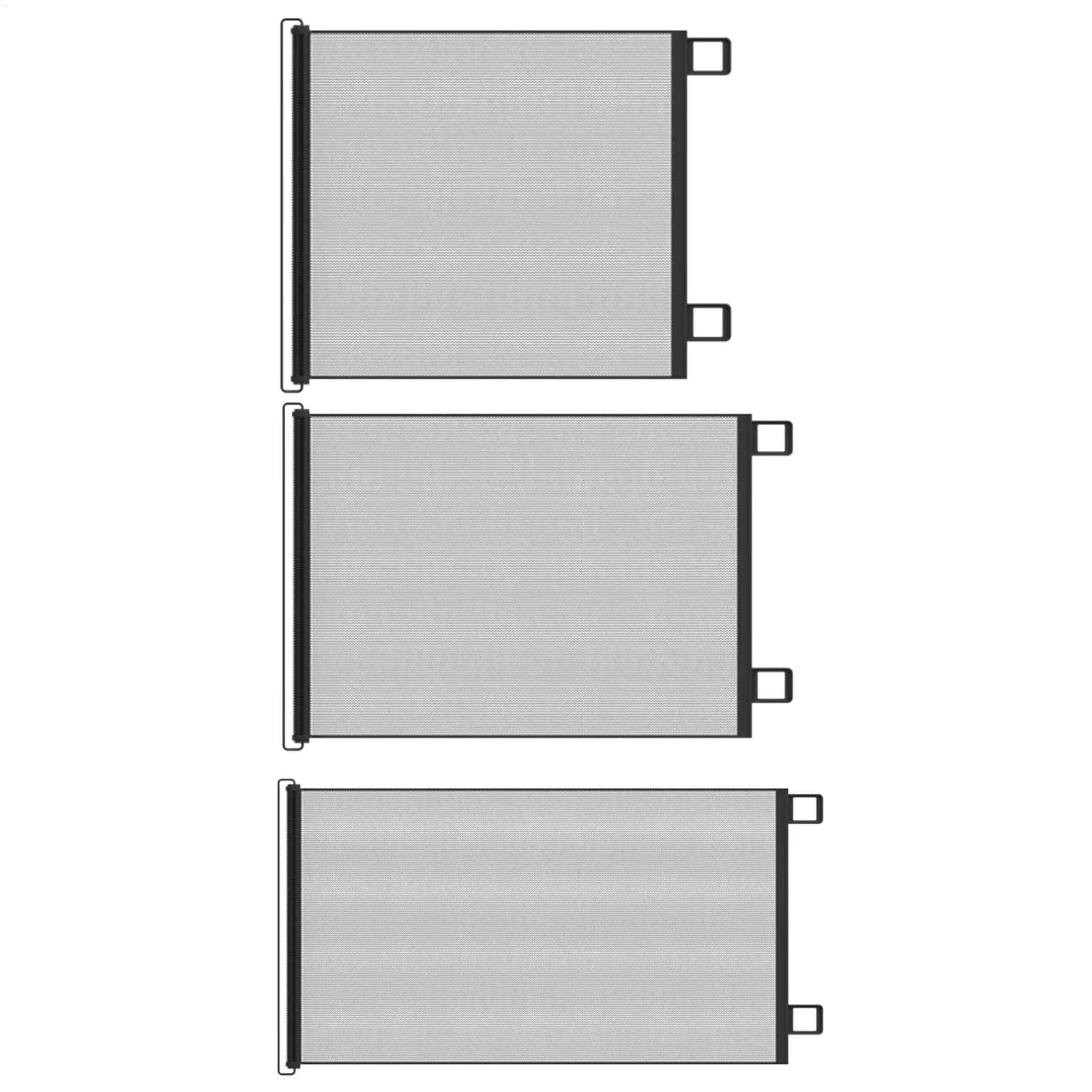 

Mesh Baby Gate Retractable Pet Gates for Dogs Stair Door Partition Childproof Net Cat Baffle No-Drill for Deck Kitchen Porch