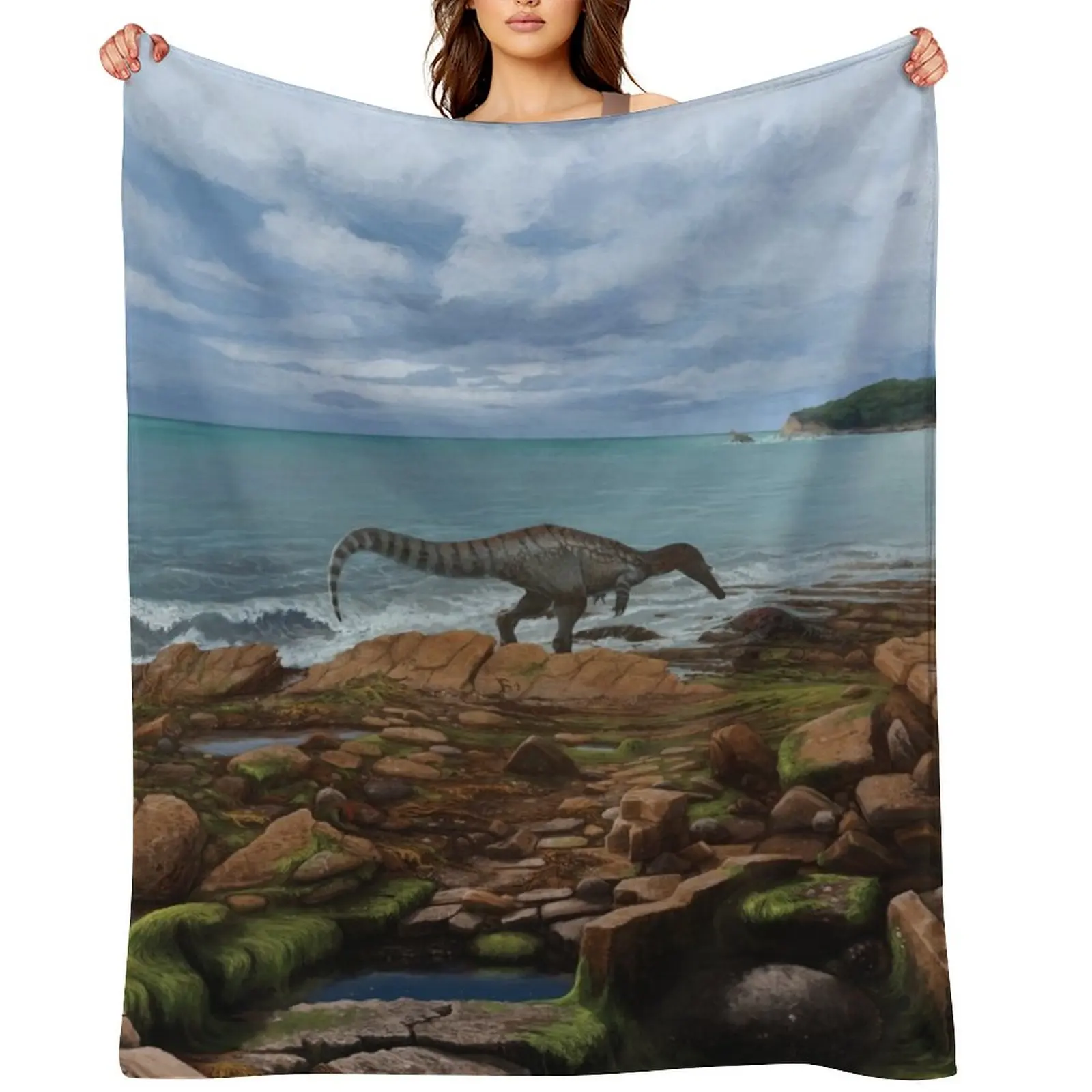 

Baryonyx walkeri Throw Blanket Soft Big warm winter Quilt Blankets