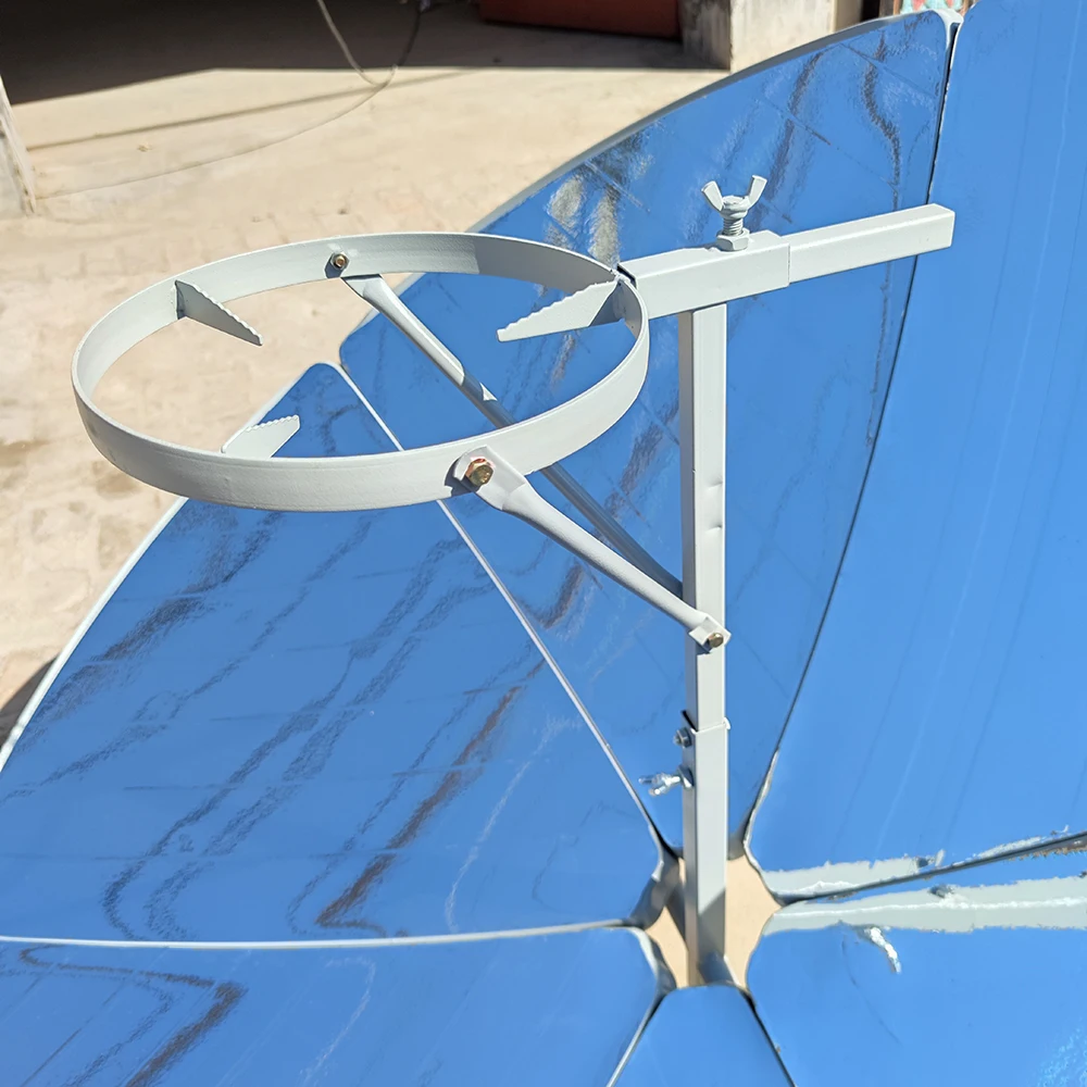 Solar Thermal Energy Cooker for Boiling Water Porridge Steamed Round Buns Barbecue Stir-Frying