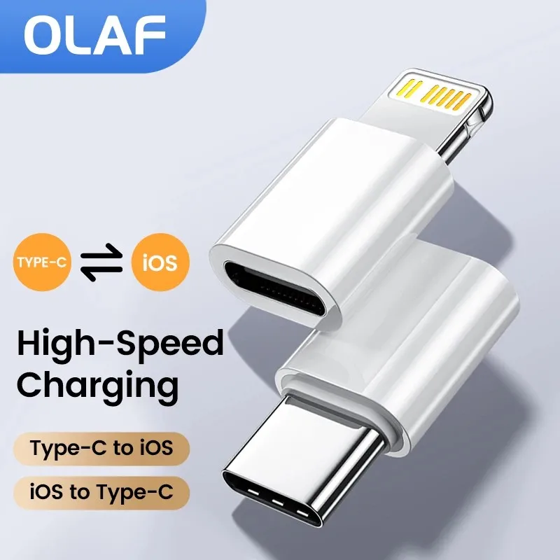 Olaf USB C To Lightning Adapter For iOS Male to Type C Female Converter for iPhone 14 13 PC Macbook Fast Charging Adapter