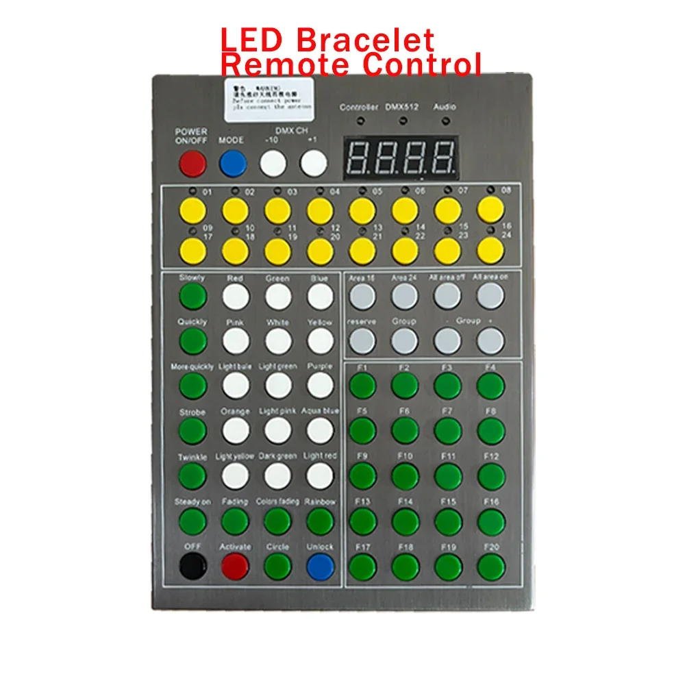 

CHINAWILL the Latest Second-generation Lighting Console an Make the Led Bracelet Energy-saving Remote Controller