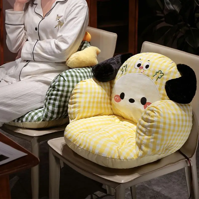 Zoete Kawaii Pochacco Sanrio Leuke bankkussens Kantoor My Melody Mat Zachte kamerdecoratie Kinderen Kerstcadeau voor meisjes