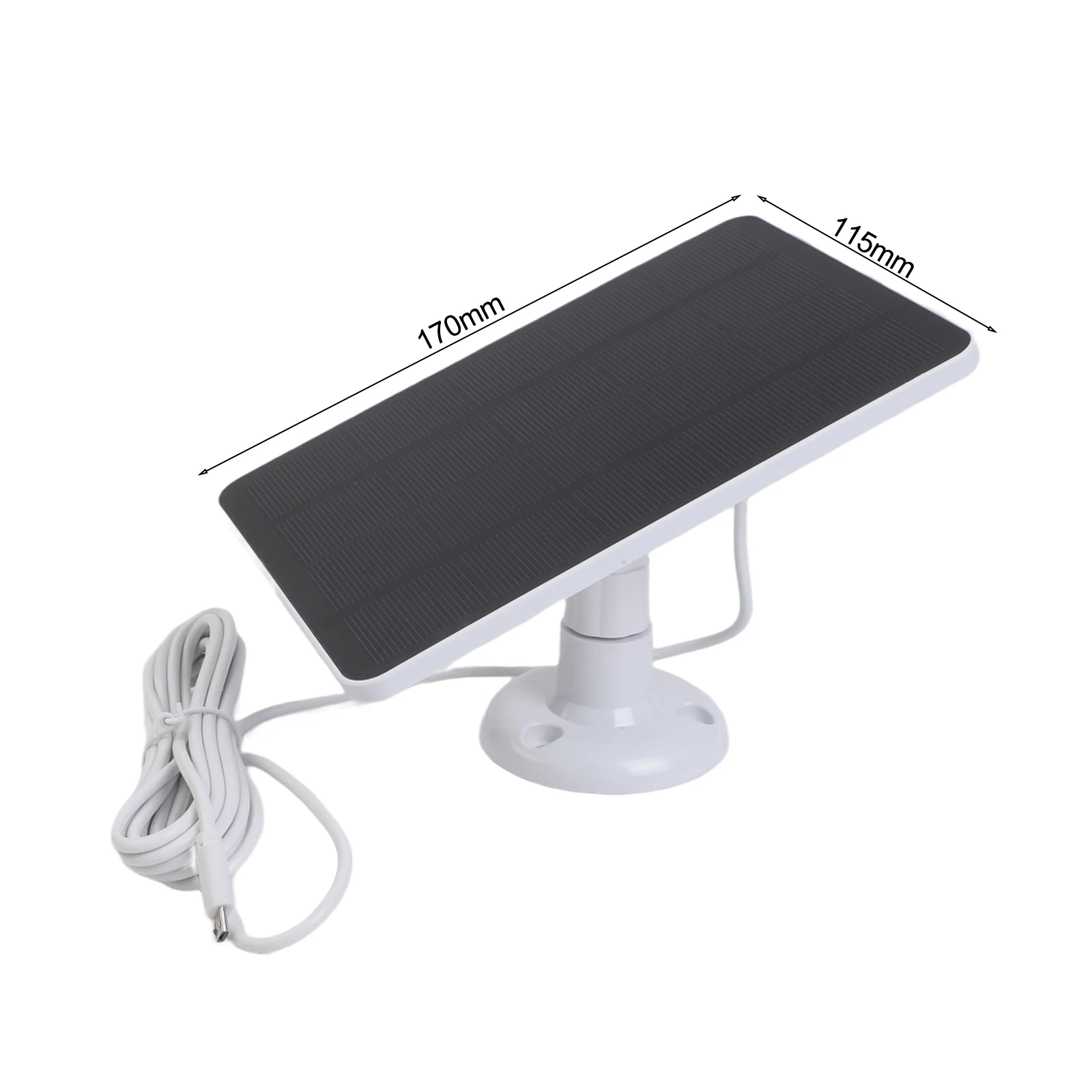 for Solar Power Board with USB Interface for eufy For Blink For REOLINK Cameras 4W 5V Monocrystalline Silicon Panel