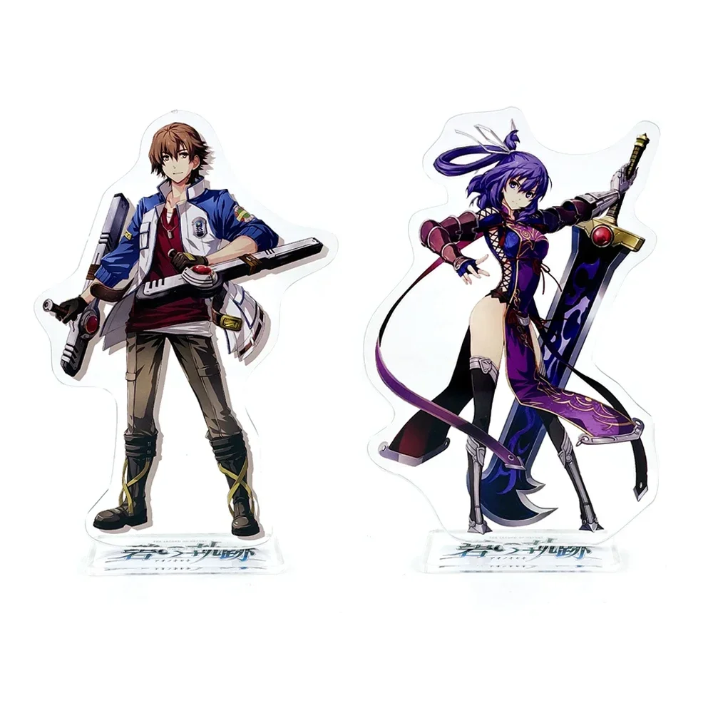 Eiyuu Densetsu Ao no Kiseki Lloyd Bannings Rixia Mao acrylic standee figurines desk decoration cake topper