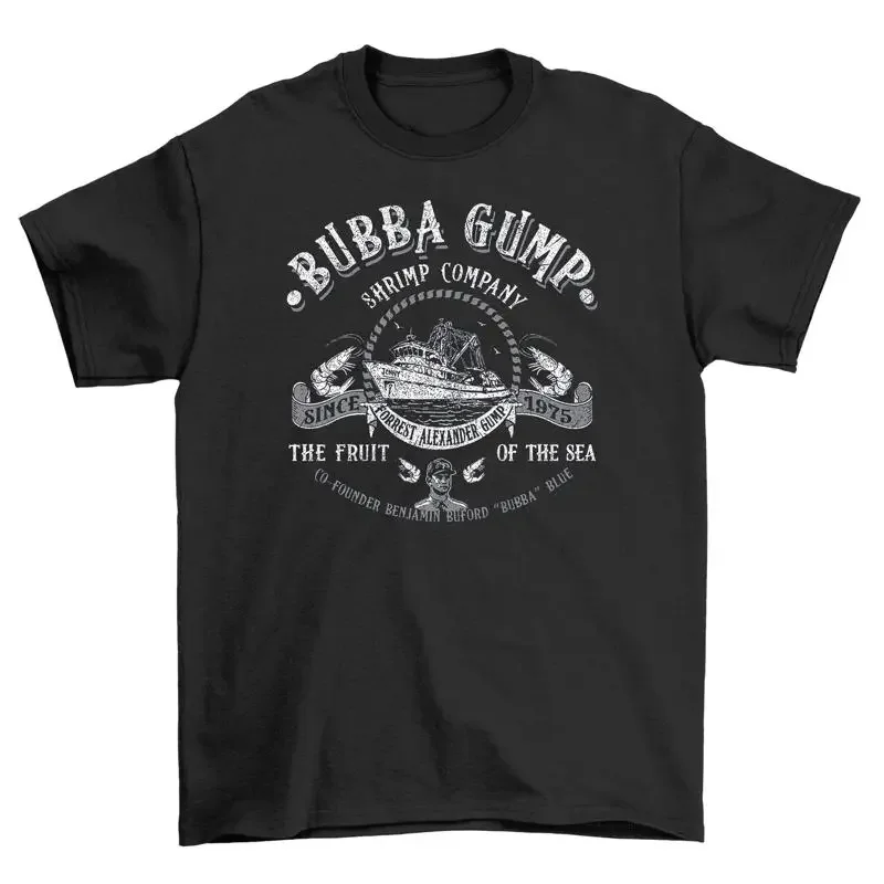 Bubba Gump Boat Tours t shirt Funny Forrest Tribute Design Perfe