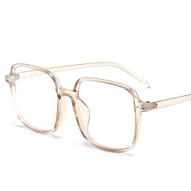 RUOBO New Retro Clear Lens Large Frame For Men Women Students Prescription Eyeglsses Frame Eyewear Optical Spectacle Eyeglass