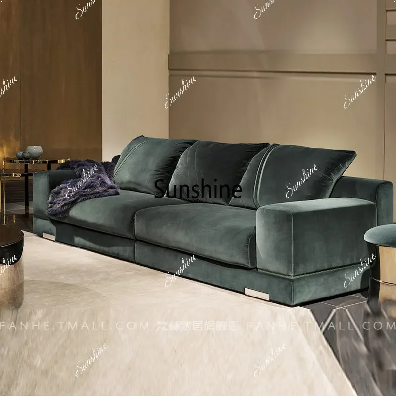 

YPostmodern sofa, luxurious simple modern fabric light luxury Nordic