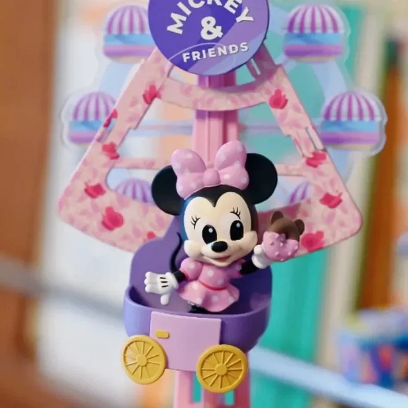 

Hot Toys Character Mi Qi And Friends Ferris Wheel Cosbi Mini Collectible Doll Blind Box Home Decoration Souvenir Festival Gift