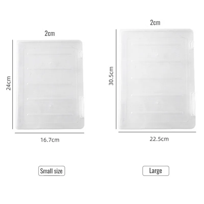 منظم ملفات مشبك مزدوج شفاف ، صندوق ملفات بلاستيكي ، مقاوم للماء ، مقاوم للغبار ، دفتر حسابات ، تخرج ، معرف ، A4