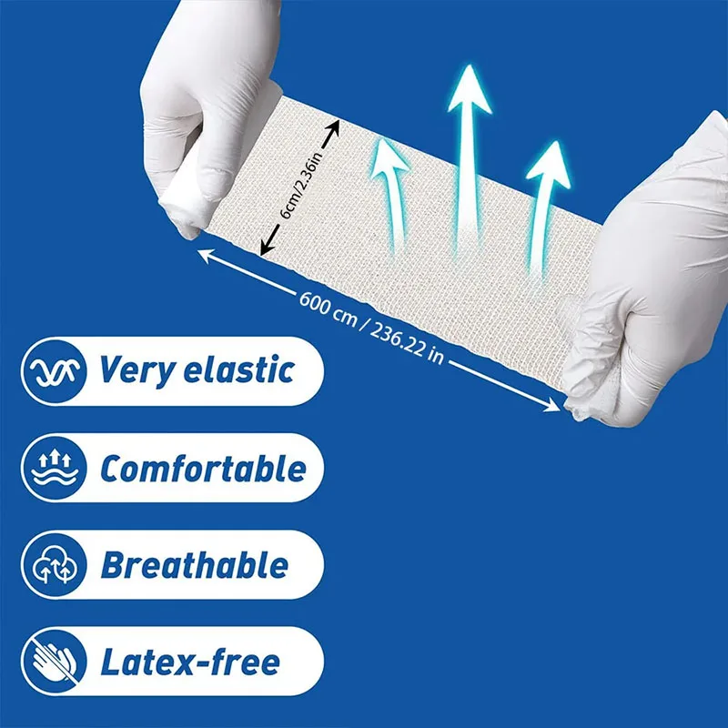 5/10/15Pcs Emergency PBT Elastic Bandages Medical Gauze First Aid Kit for Home Care Wound Dressing Nursing Survival Supplies