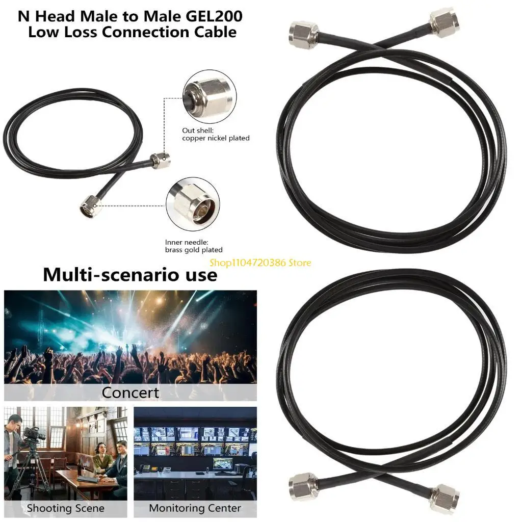 K0EA BNC Male to BNC Male Coaxial Cable 3.3FT, 50Ohm RG58 Coaxial Cable with BNC Connectors for NavigationsAntenna