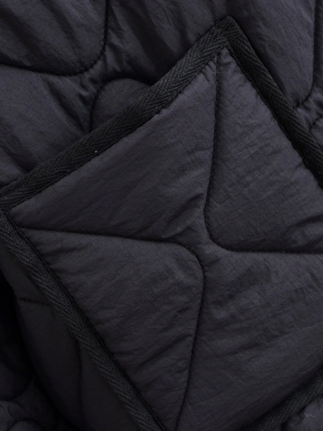 سترة خريف وشتاء 2025 معطف قطني بسيط متعدد الاستخدامات بنمط الماس ورقبة دائرية وأكمام طويلة #5