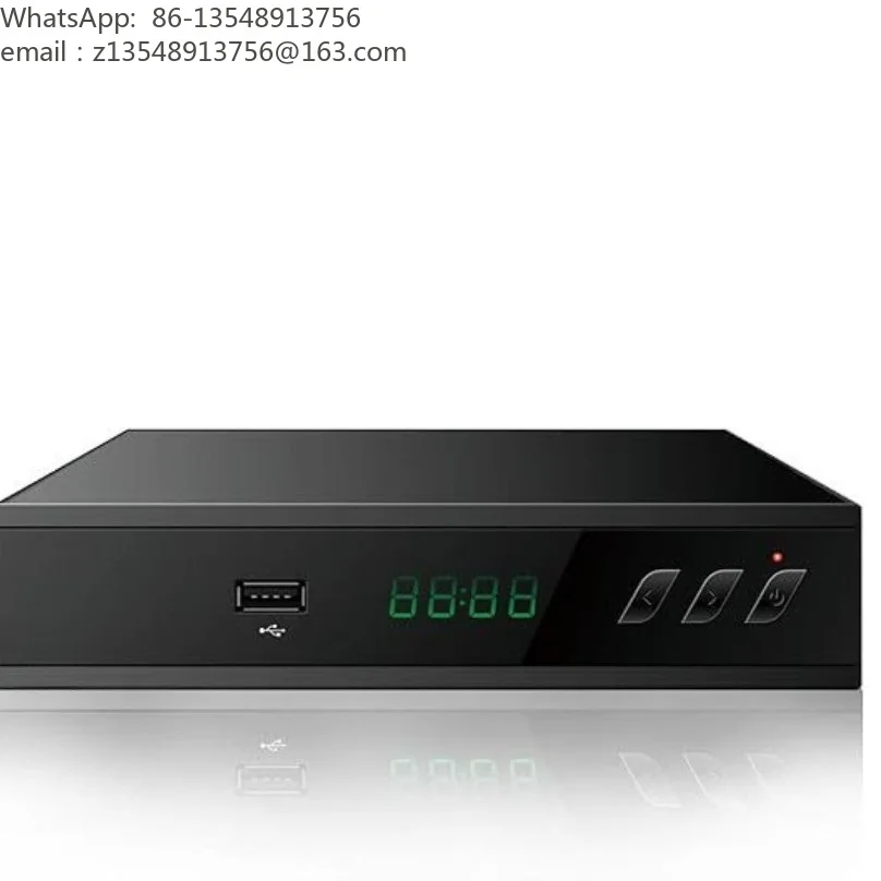 DVB‑T2 Terrestrial Receiver H.265 10‑Bit Decoder with RJ45 LAN Port for Spain Italy EU Digital Signal Receiving Device in Stock