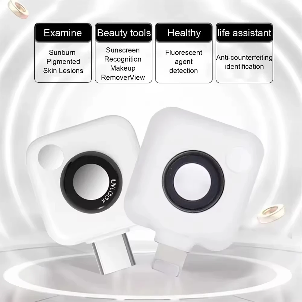 UVLOOK Mini UV Game Camera - For iPhone Android Phones - Visible Facial Sun Protection Portable UV Camera