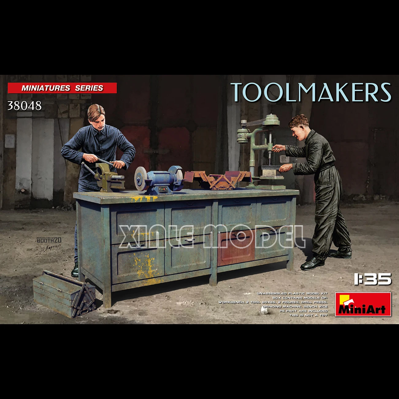 

MiniArt Plastic Assembly Model Kit 38048 Maintenance Worker Kit 1/35