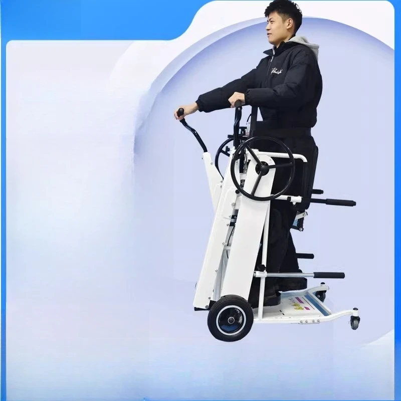 Paraplegic Standing Frame Wheelchair Disabled Walker Frame Walking Aid Rehabilitation Scooter