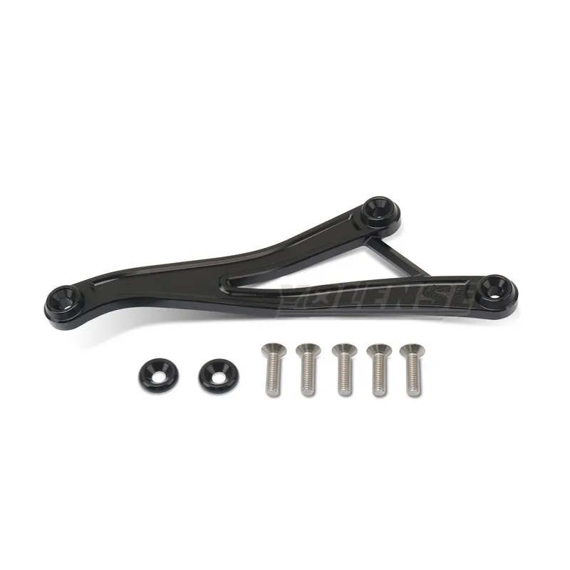 Motorcycle Foot Peg Exhaust Hanger Bracket Rear Footrest Blanking Plate Fit For ZX-4R ZX-4RR ZX4R ZX4RR 2023 2024