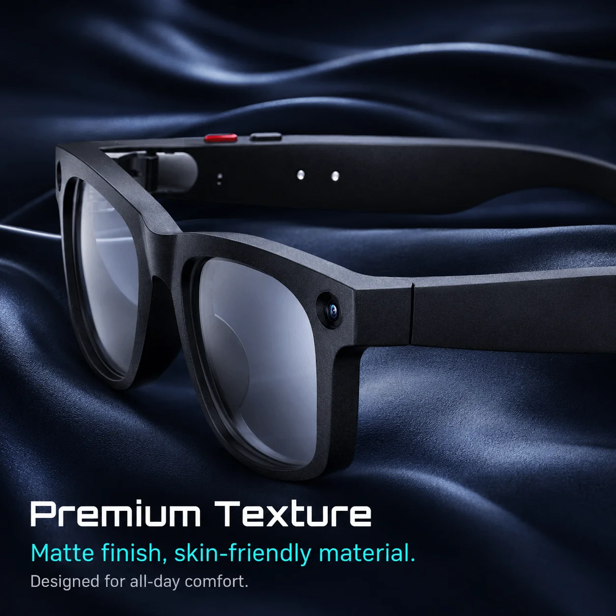 Smart Bluetooth Glasses Open Ear Audio Dual Mic Clear Calls UV Protection Touch Control Wireless Smart Eyewear view 6
