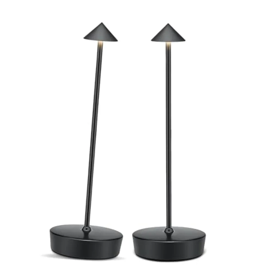 

Беспроводная светодиодная настольная лампа (2 шт.) с аккумулятором 7000 мАч, уличный водонепроницаемый светильник для ресторана, патио, кемпинга, домашнего декора, USB