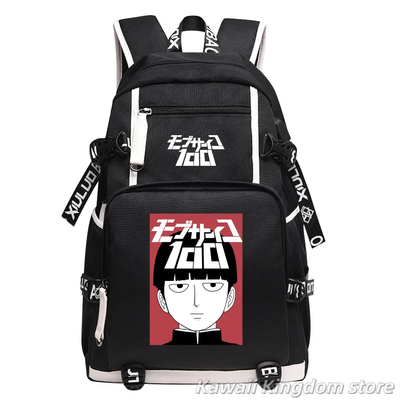 Mob Psycho 100Grübchen Spiel Student Rucksack Schultasche Rucksack Anime Cosplay Handtasche Messenger Bag