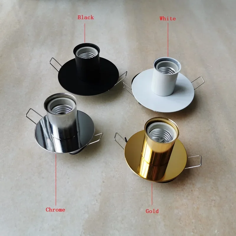 

2 шт./лот E27 керамический держатель цоколя лампы со встроенной металлической крышкой диска 80/100 мм цоколь лампы E27 с 30 см