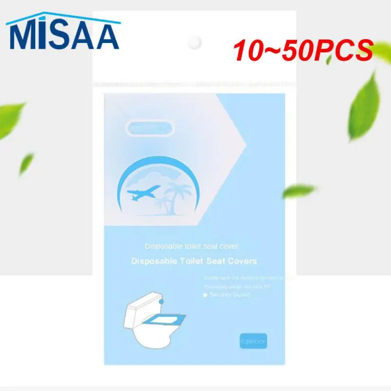 10~50PCS Stickers Toilet Cover Double Water Insulation Environmental Protection Unit Weight 0.02kg Color White