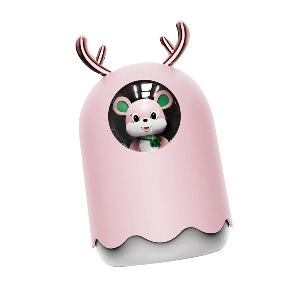 

Home Humidifier 300ml USB Electric Mini Humidifier LED Decoration Portable Air Diffuser, White