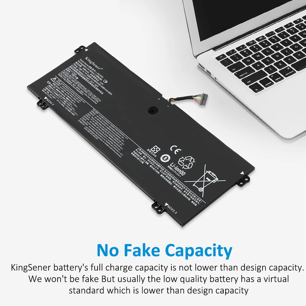 KingSener L16L4PB1 L16M4PB1 Laptop Battery For Lenovo Yoga 720-13IKB 13IKBR 15IKB Yoga 730-13IKB L16C4PB1 5B10M52739 7.68V 48Wh