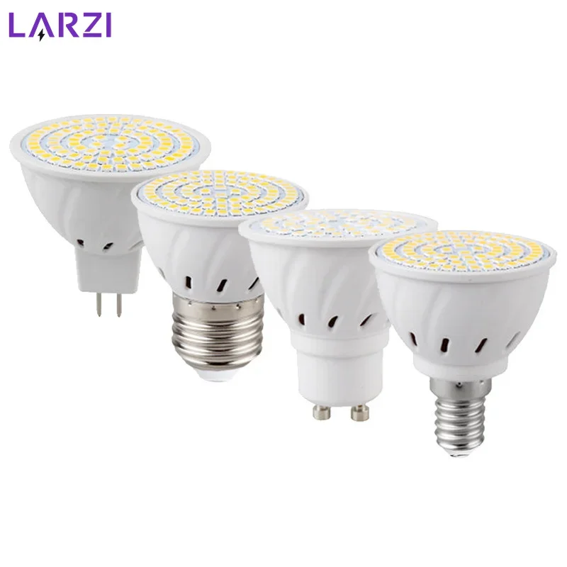 E27 E14 MR16 GU10 Lampada LED Bulb 3W 4W 5W 110V 220V Bombillas Led Lamp Spotlight 48 60 80 LED 2835 SMD Lampara Spot Light