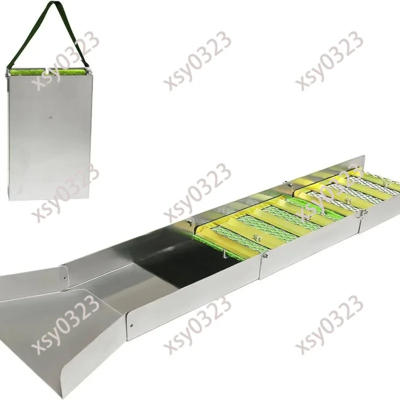 Portable Foldable Gold Sluice Box Mini Manual Gold Mining Tool Non-Powered Equipment