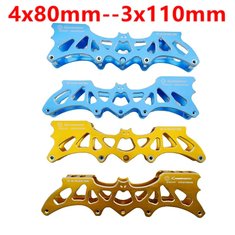 인라인 스케이트 프레임 스케이트 프레임 배트 프레임 3x110mm 4x80mm 2 in 1