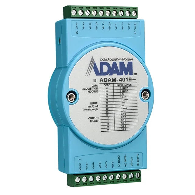 Advantech ADAM-4019+ 8 universal analog input modules