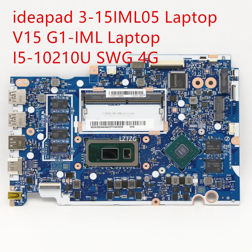 Motherboard For Lenovo ideapad 3-15IML05/V15 G1-IML Laptop Mainboard I5-10210U 4G SWG 5B20S44244