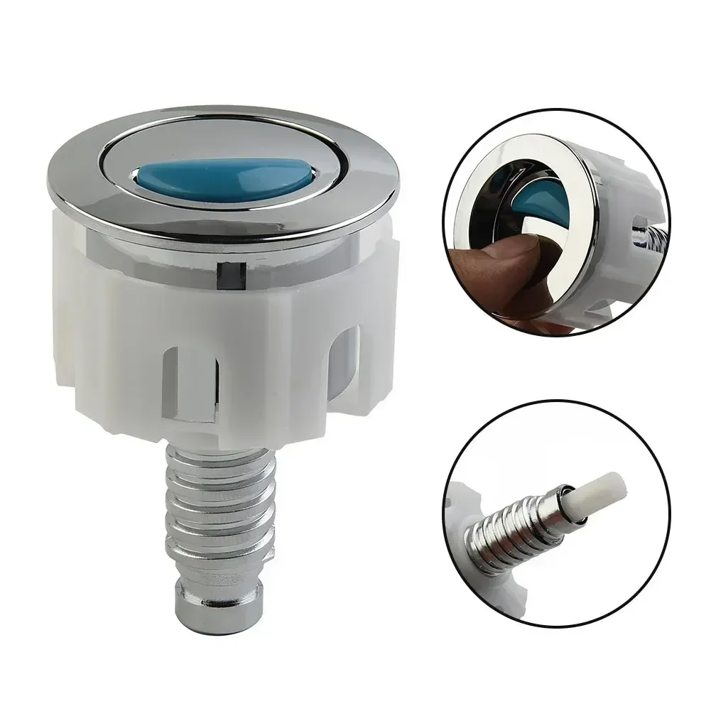 Toilet Push Button Dual Flush Tank Button Saving Water Tank Round Valve Rod Push Buttons Toilet Push Water