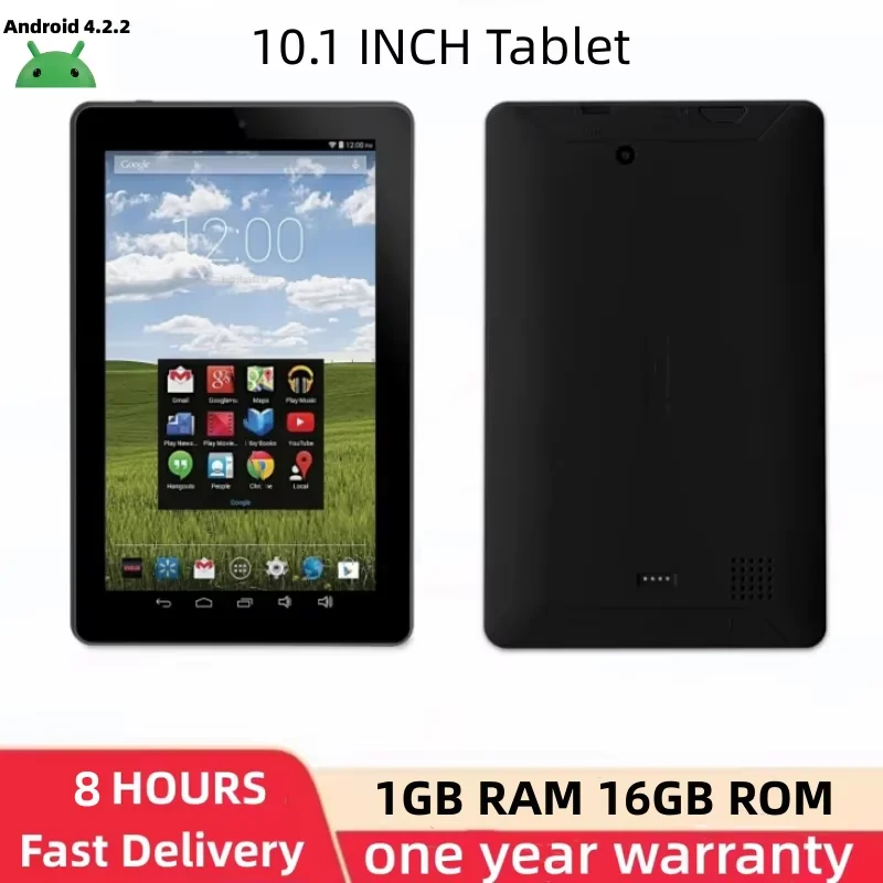 10,1-inch tablet 1 GB RAM 16 GB ROM Android 4.2.2 Quad Core RK3188 CPU HDMI-poort WIFI 1024 x 600 IPS