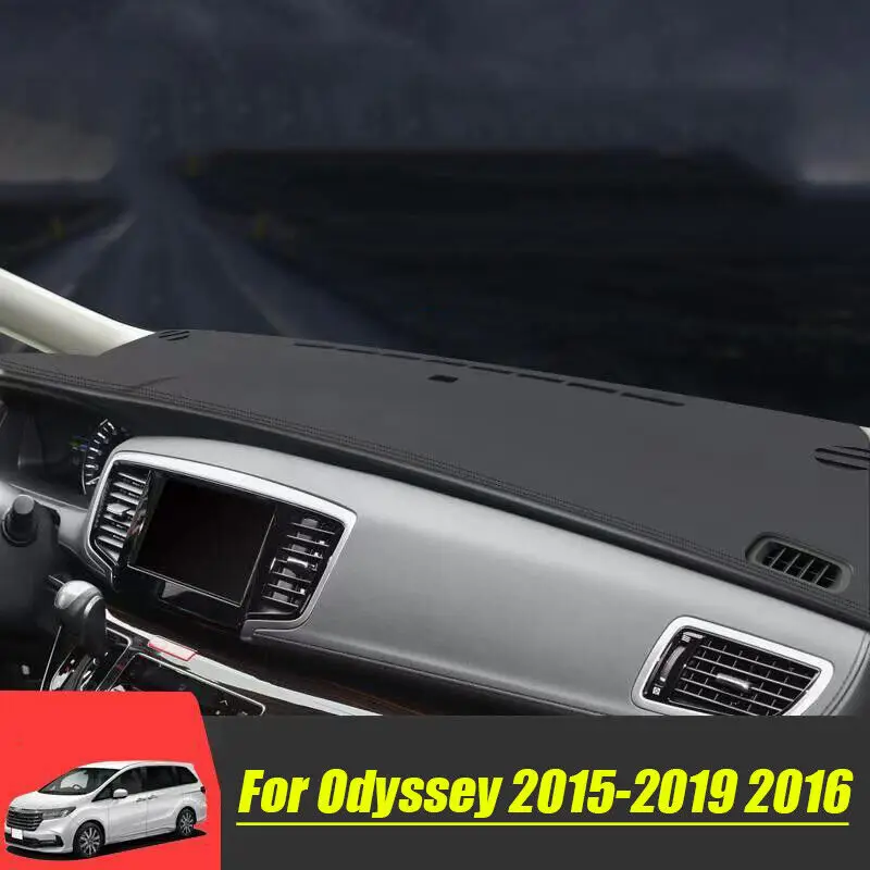 

For Honda Odyssey 2015-2019 2016 Leather Dashboard Dash Protector Pad Mat Cover