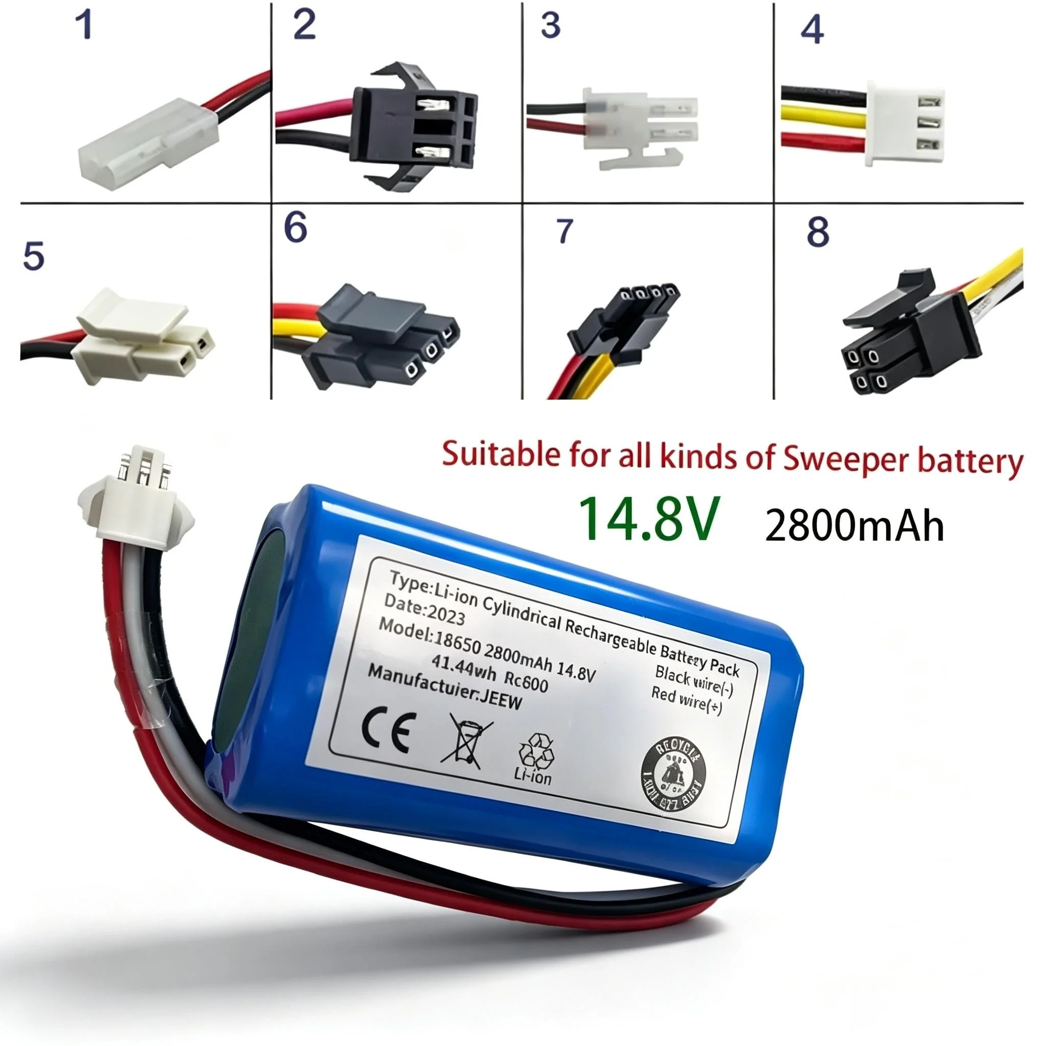 4S1P 14.4V/14.8V Anti-short Circuit Lithium Battery Spare Parts For XIAOMI MIJIA G1 Vacuum