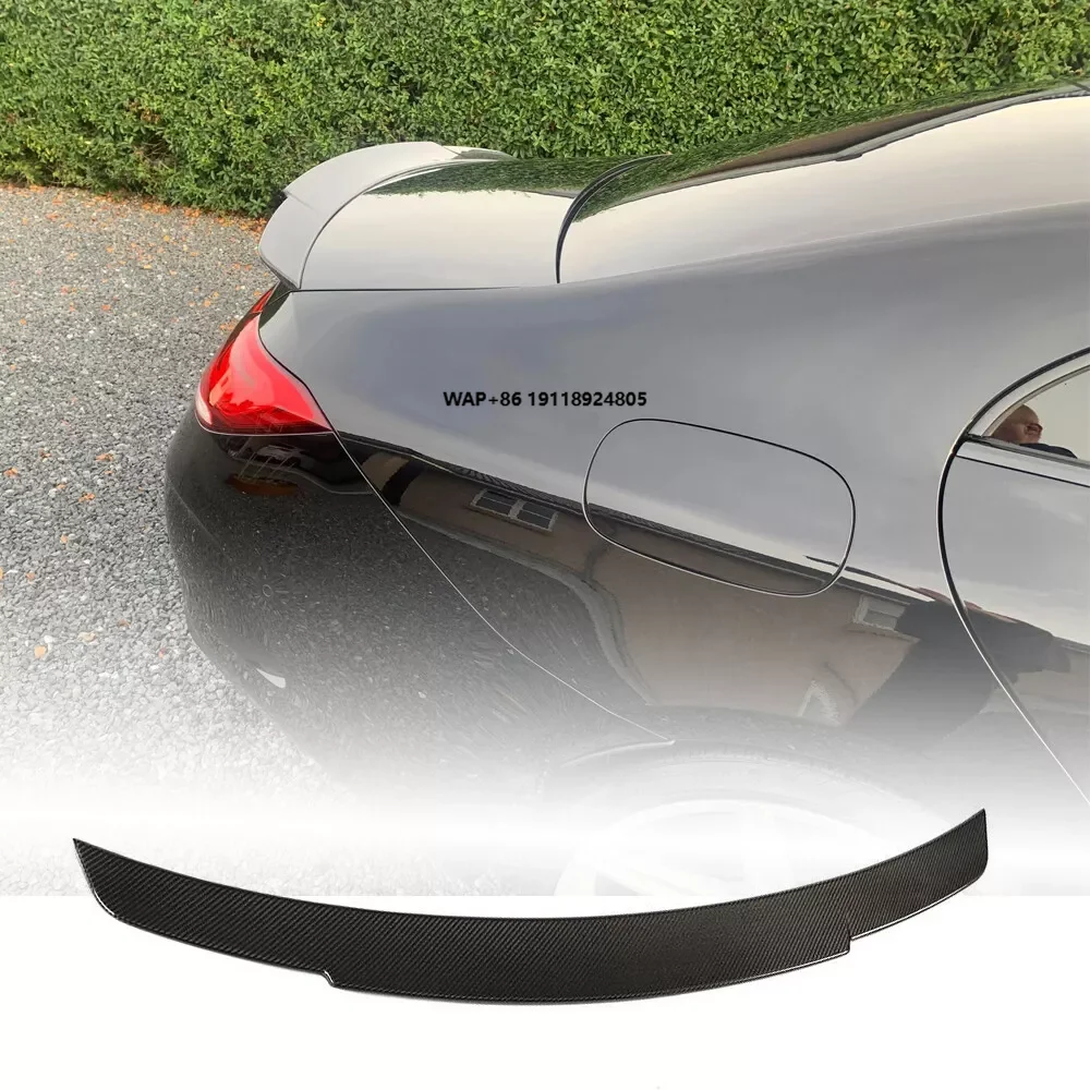 Real Carbon Rear Trunk Spoiler Wing for Benz-C257 CLS400 CLS500 2019UP