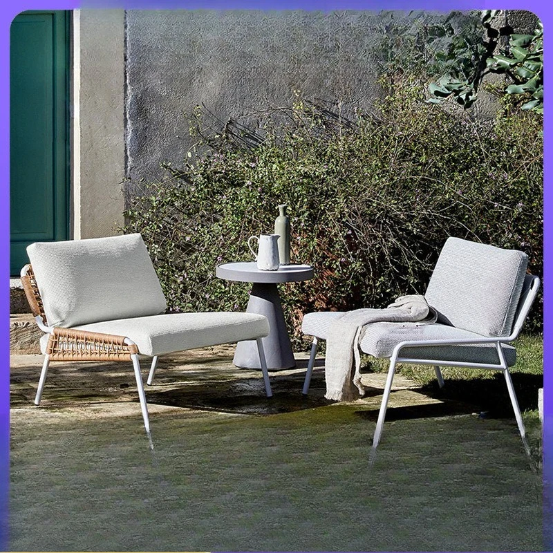 

Customizable Nordic Outdoor Rattan Chair