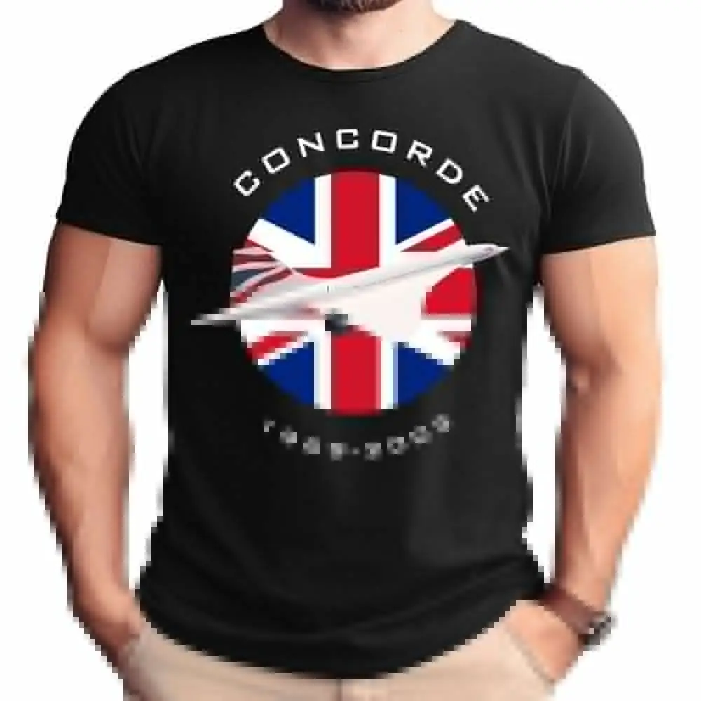 Concorde - British Airways Design Men's T-Shirt Y2K tops Unisex Summer Short Sleeve