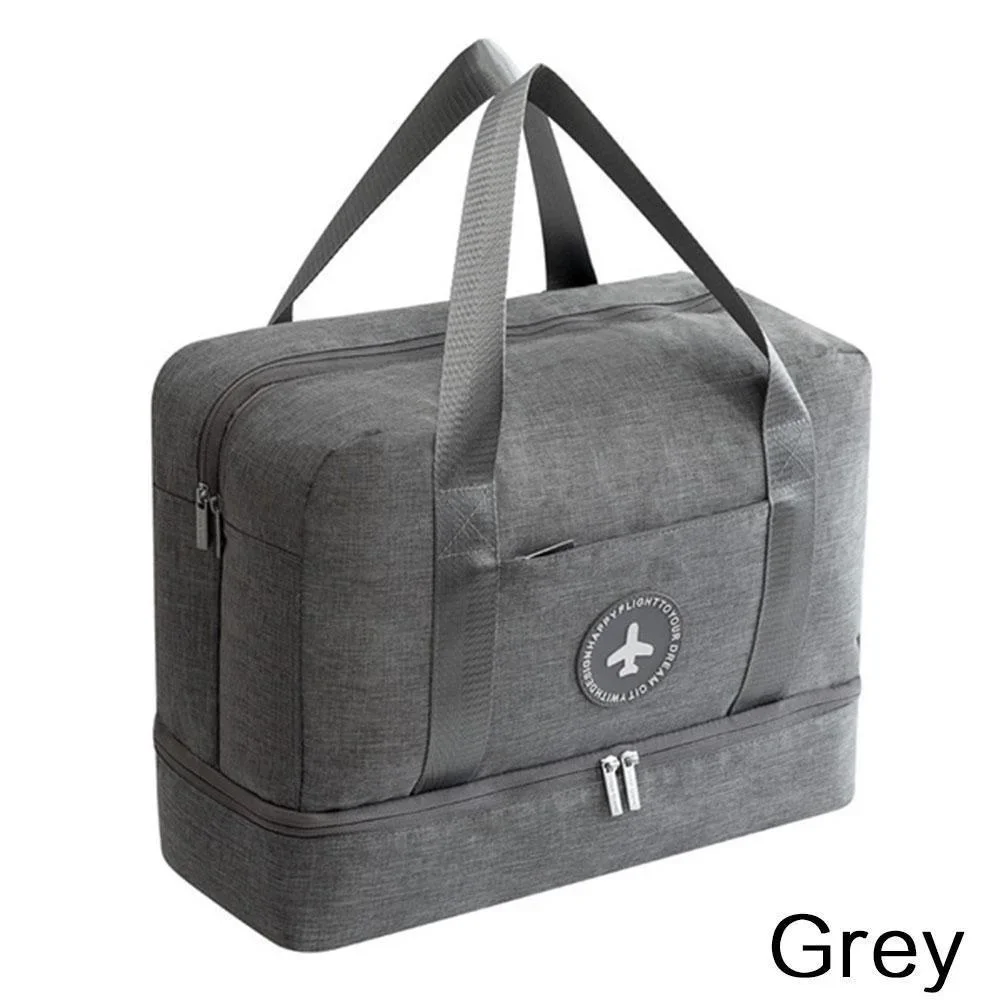 KISMIS Reise-Aufbewahrungstasche, Trocken- und Nasstrenntasche, tragbare Strandtasche, Schwimmen, Fitnesstasche, Aufbewahrungstasche – Detail 12