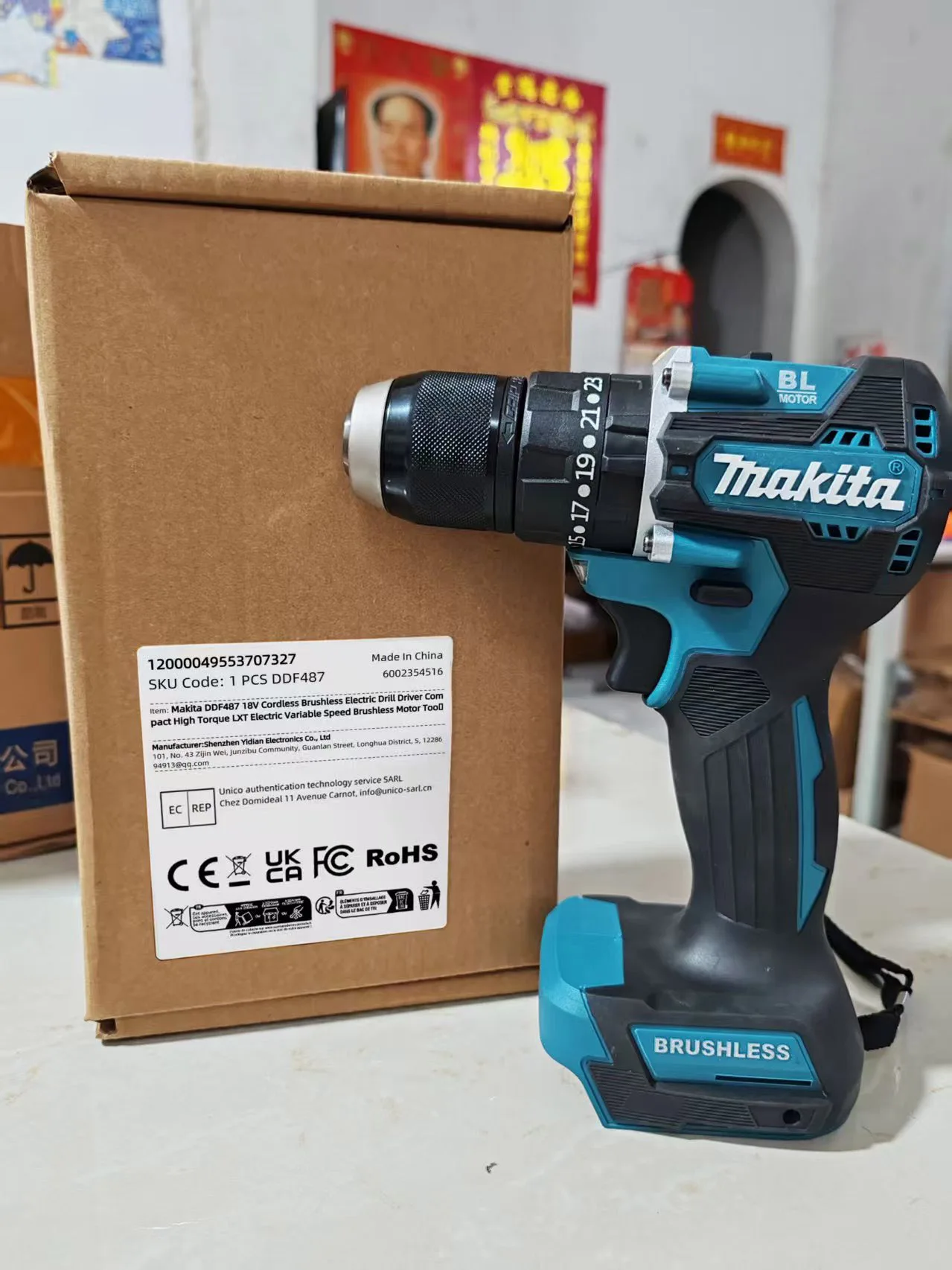 

DDF487 100% Makita 18V Rechargeable Lithium Battery with LED Indicator High Capacity for Makita Cordles Power Tool Battery