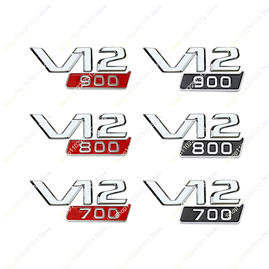 New ABS Car Styling Letters V12 700 800 900 for W463 W464 G Class G63 G700 G800 G900Rear Trunk Emblem Nameplate Logo Sticker
