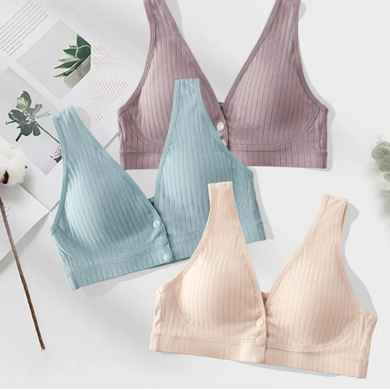 Maternity Bras Wirefree Nursing Bra Pregnancy Clothes Prevent Sagging Breastfeeding Women\'s Breathable No Trace Invisible Bra