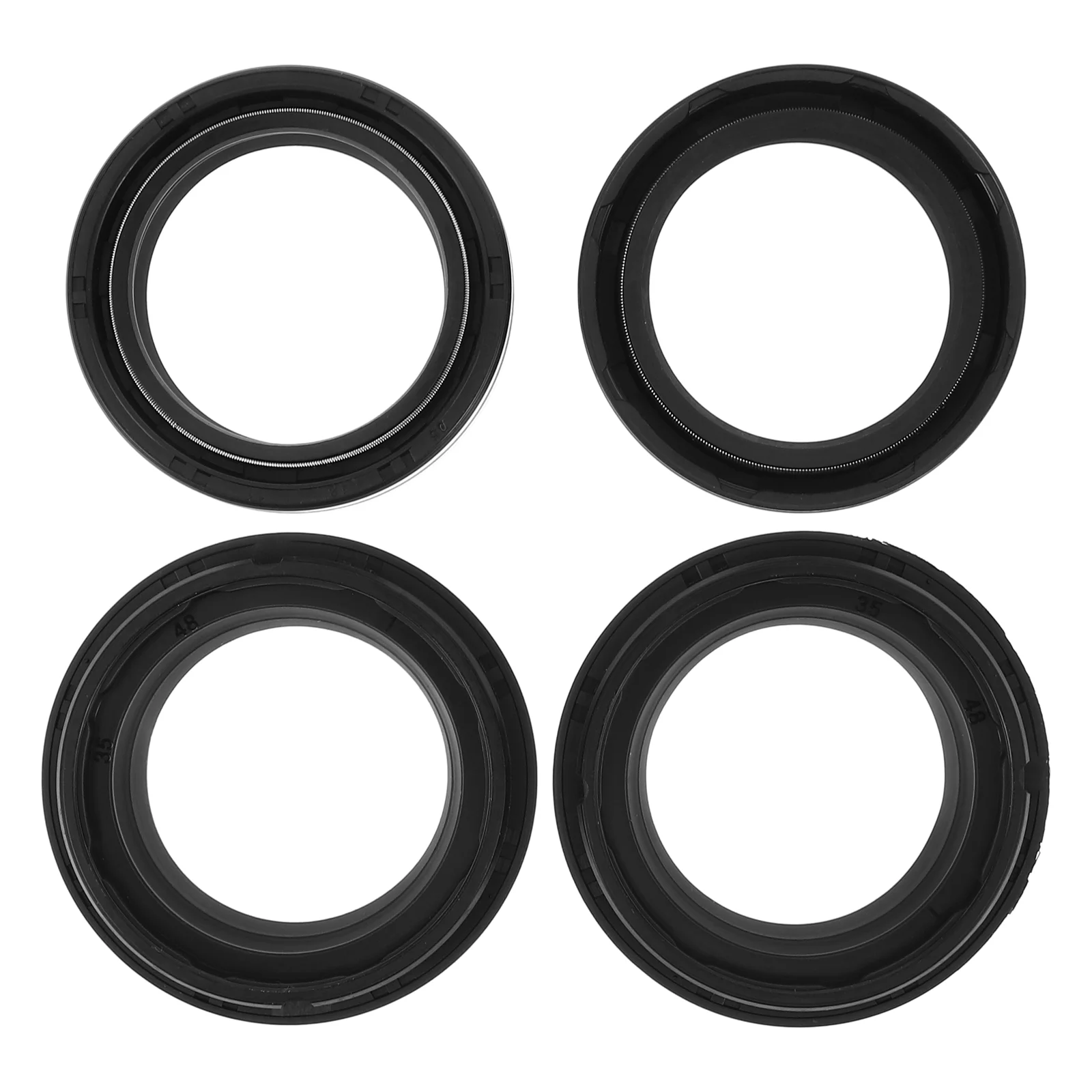 Oil Seal Dust Cover Motorcycle Fork Kit Rubber Shock Absorber Damper Front Seals