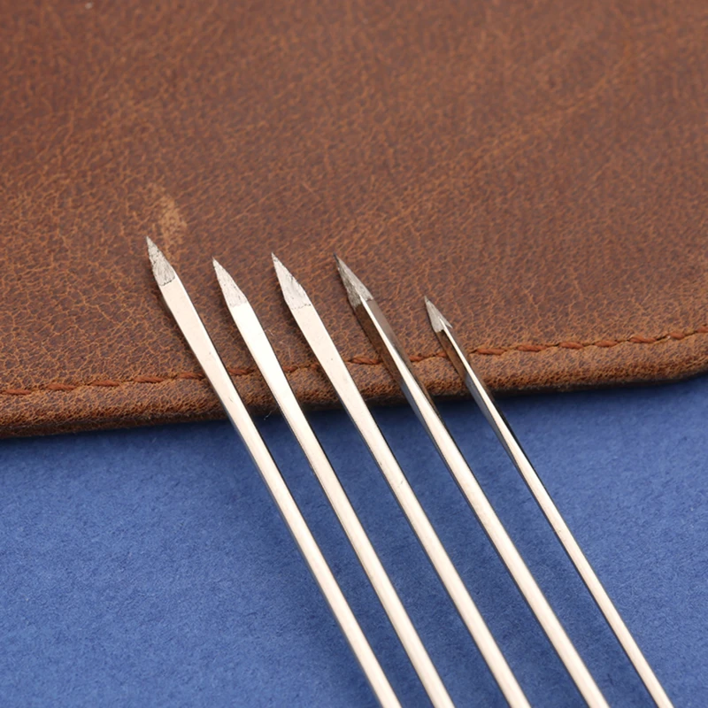 10/30pc Leather Sewing Needles Big Eye Manual Embroidery Stitching Sewing Fabric Cross Stitch Knitting Tool with Needle Cylinder