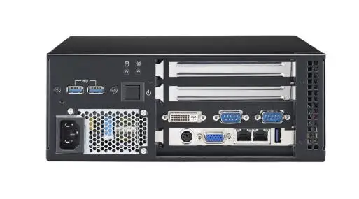 AIMC-3202 كمبيوتر صناعي جديد أصلي مدمج رؤية صناعية صغيرة مع VGA 2COM 3USB 2LAN PCIe x16 PCIe x4 DDR4